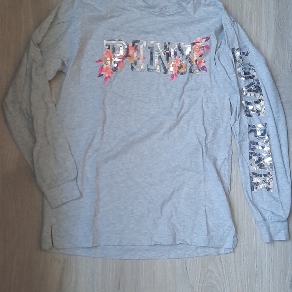 Victoria Secret pink long sleeve tee - Picture 1 of 8